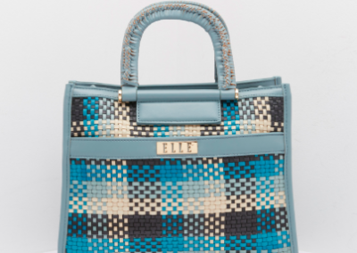 Blue Weave Tote
