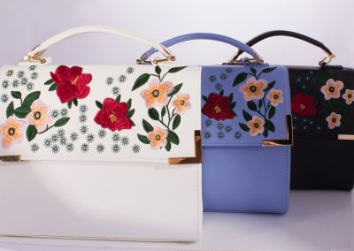 Embroidered Boxy Bags