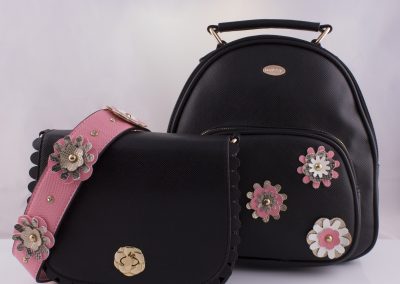 3D Flower Corsage Saddle_Backpack - Teen Fashion